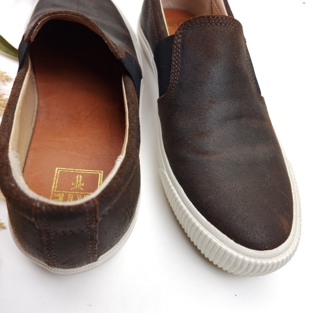 FRYE Men's Brown Loafers Sz 8 - Picture 2 of 7